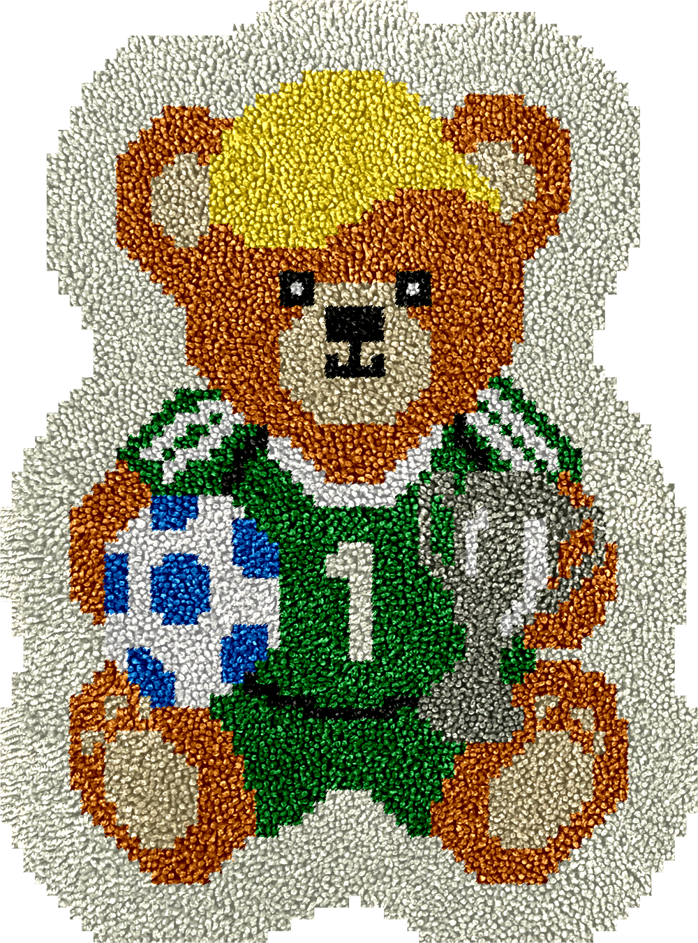 Bear Latch Hook Rug Kit