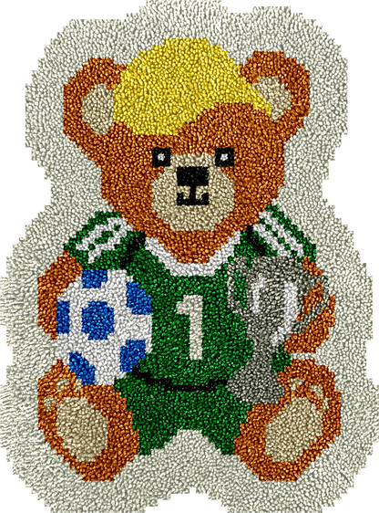 Bear Latch Hook Rug Kit