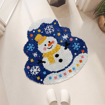 Snowman - Latch Hook Rug Kit