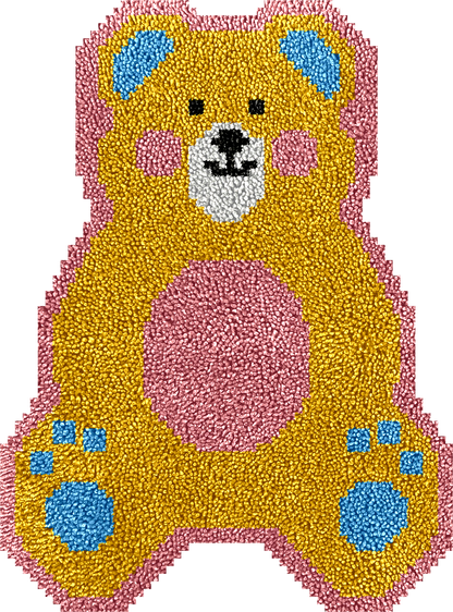 Bear Latch Hook Rug Kit