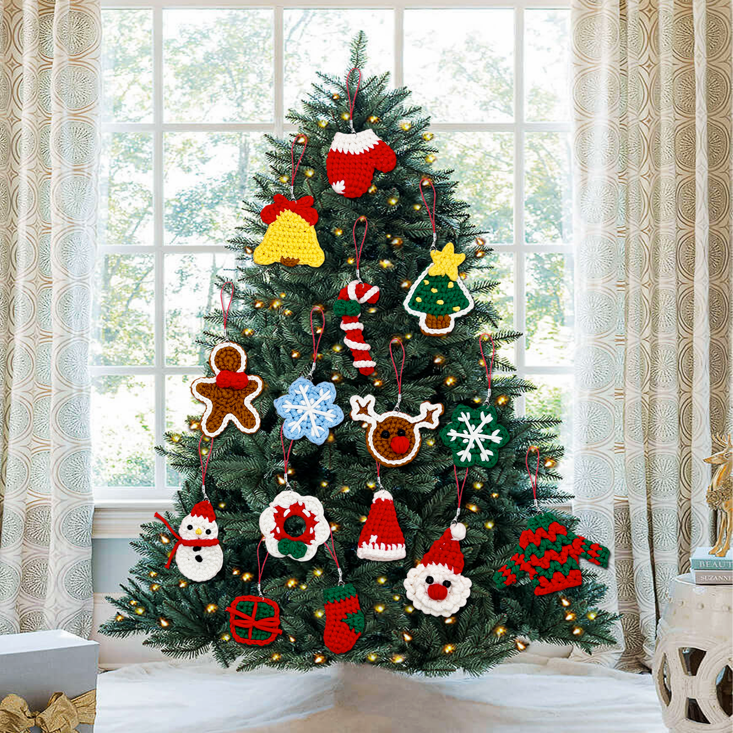 Christmas Ornaments Crochet Kit