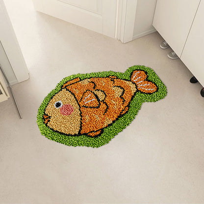 Lively Fishes Latch Hook Rug Kit
