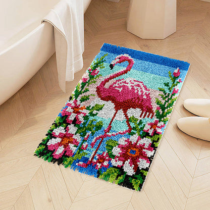 Flamingo Latch Hook Rug Kit