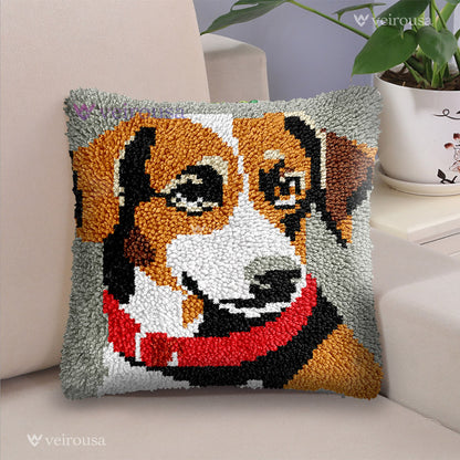 Dog Breeds - Latch Hook Pillow Kit