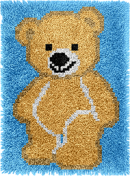 Lovely Bear - Rug Latch Hook Kits for Beginners