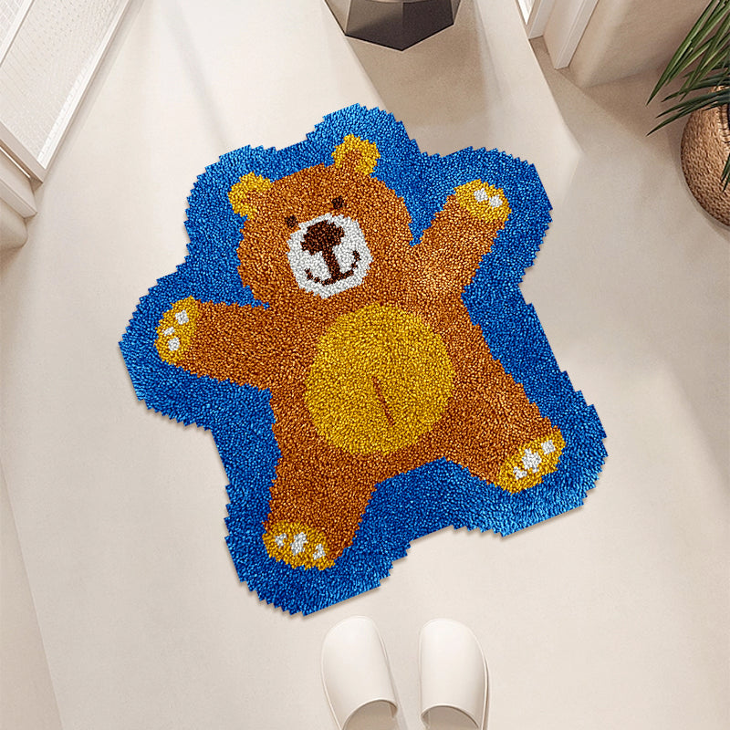 Cute Bear - Latch Hook Rug Kit