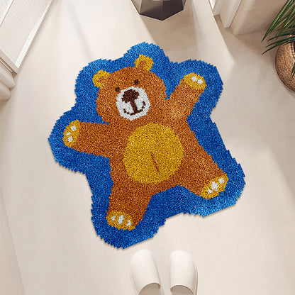 Cute Bear - Latch Hook Rug Kit