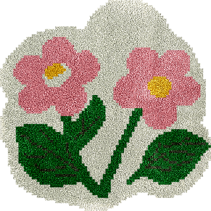 Beautiful Flower - Latch Hook Rug Kit