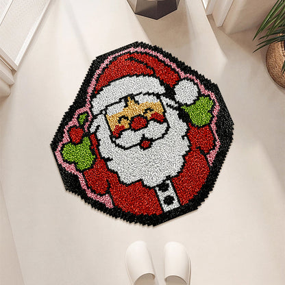 Papá Noel - Kit de alfombra de gancho
