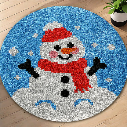 Snowman - Latch Hook Rug Kit