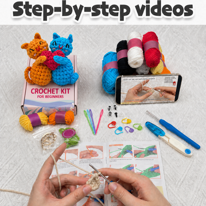 Couple Cats Crochet Kit