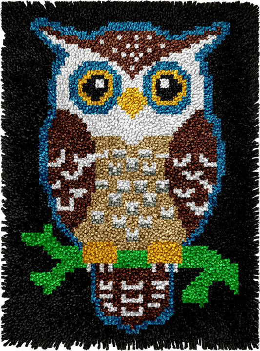 Owl - Rug Latch Hook Kits for Beginners